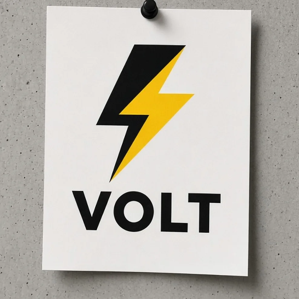 Volt Courier — logo design